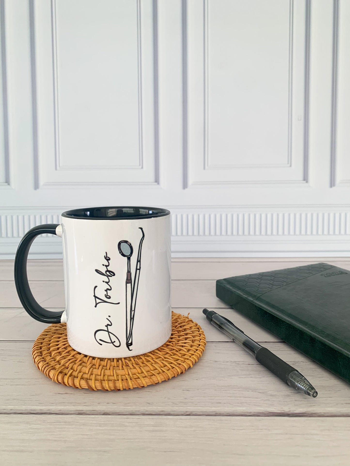 Taza personalizada Blanca + Negro