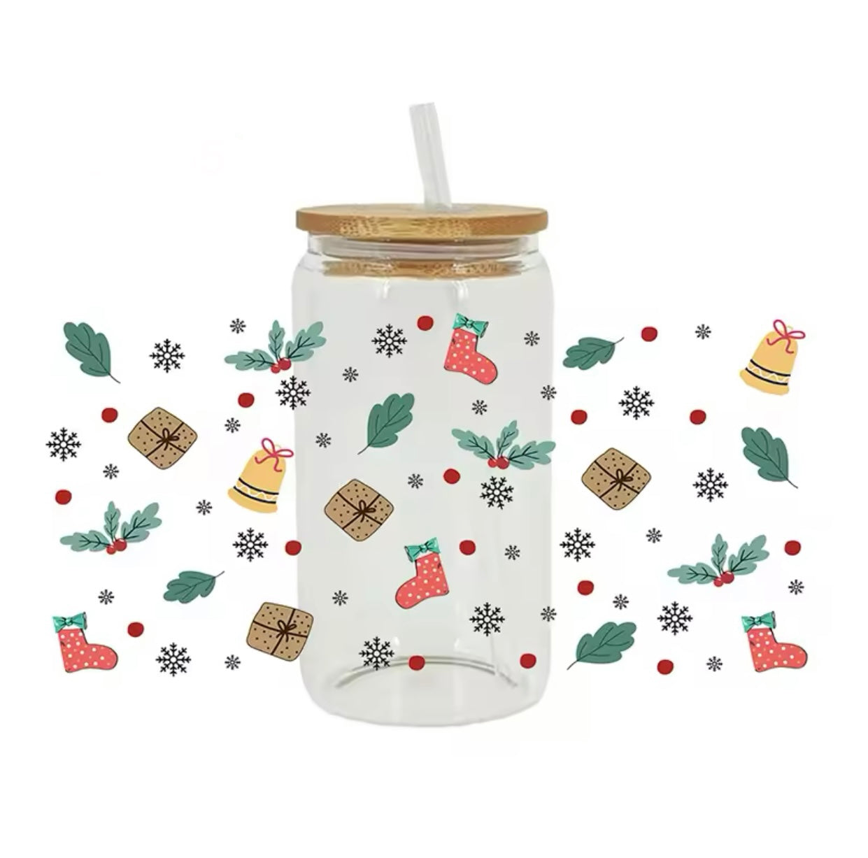 Vaso Cristal Navidad 🎅🏼 - 12 Onz