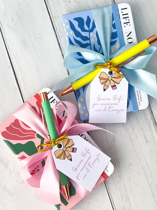 Set Mini Libreta + Lapicero