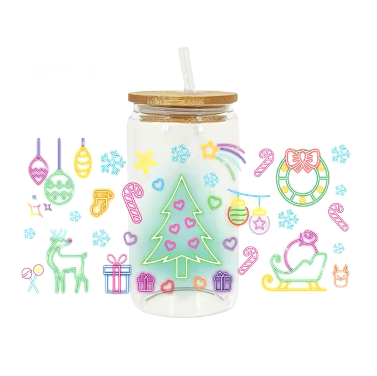 Vaso Cristal Navidad 🎅🏼 - 12 Onz