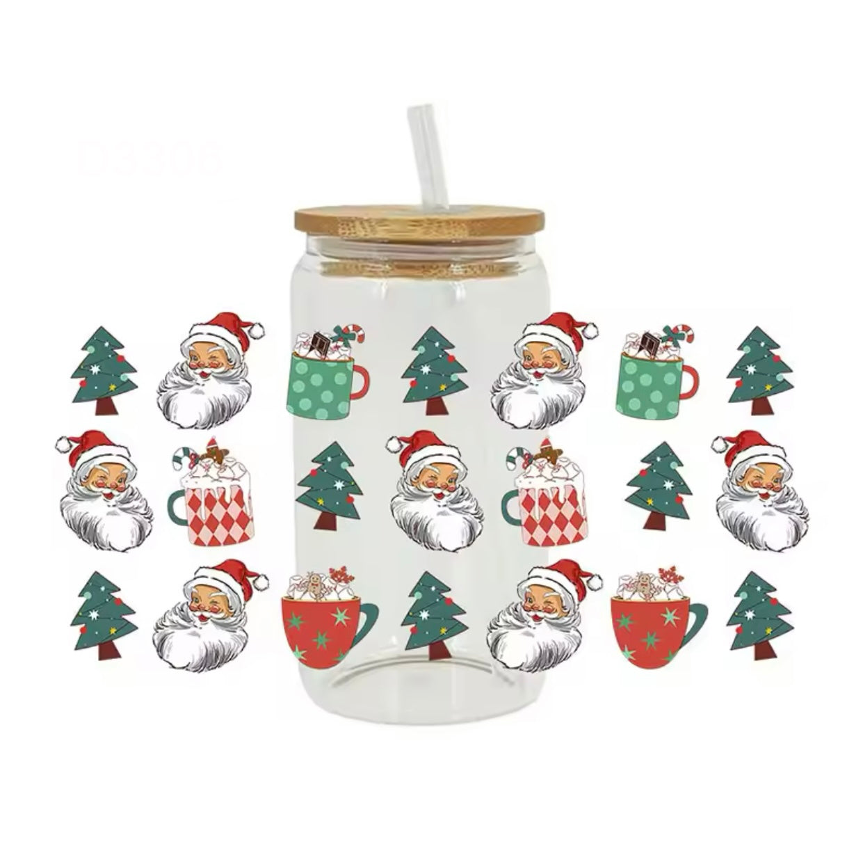 Vaso Cristal Navidad 🎅🏼 - 12 Onz